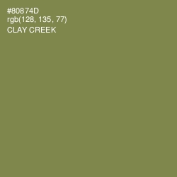 #80874D - Clay Creek Color Image
